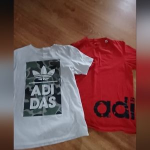 Lot of 2 Mens size Medium Adidas t-shirts
